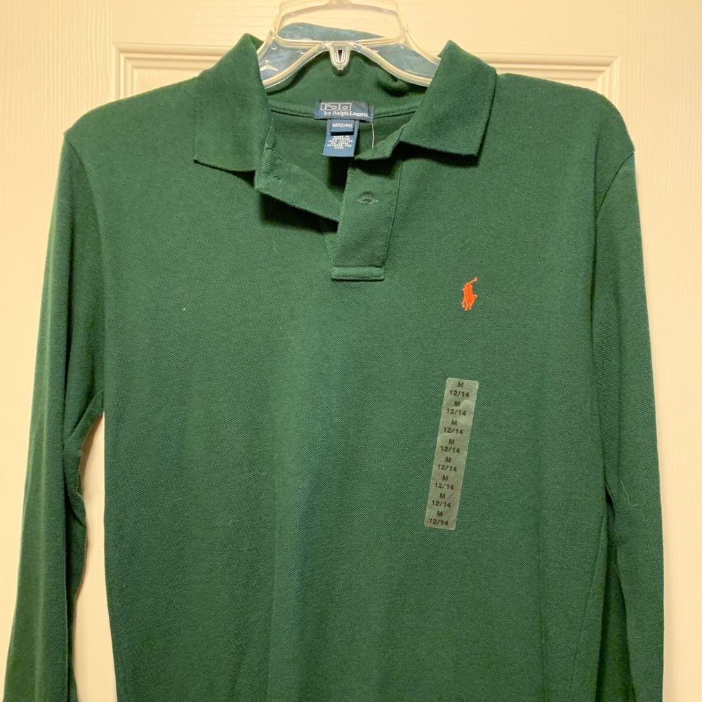 Boys long sleeve polo